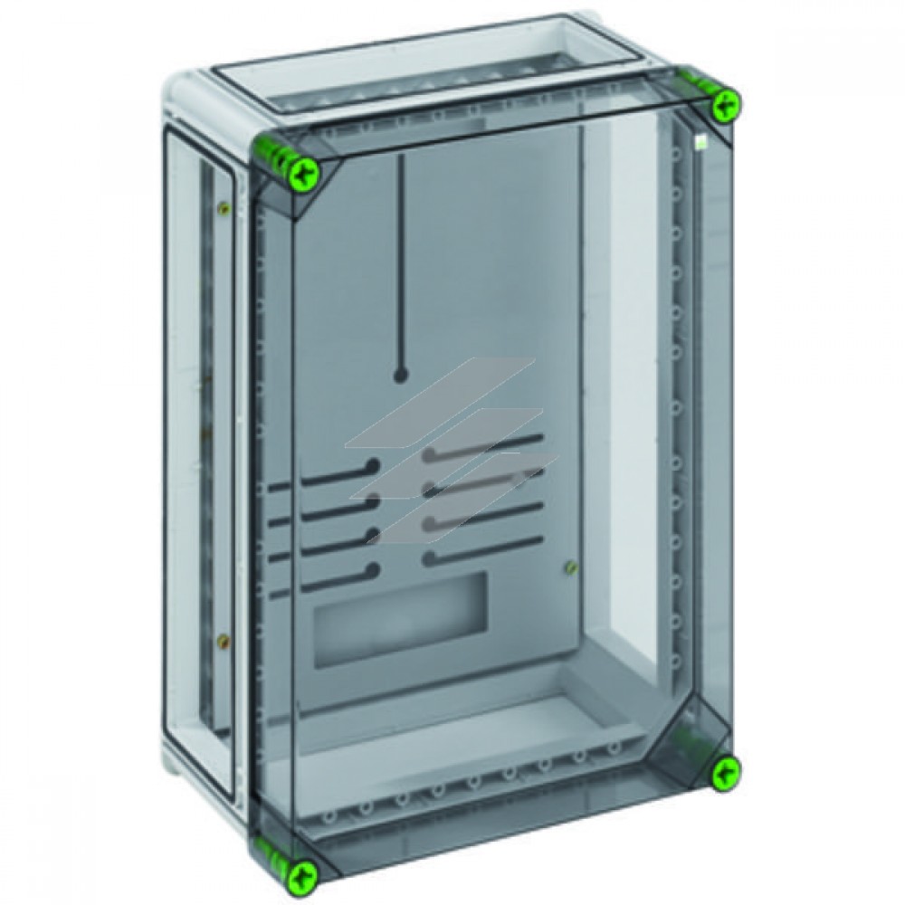 Корпус порожній GTZ 3-t, для лічильників, з хрестовиною та гвинтами для кріплення, полікарбонат, IP65, прозора кришка, Spelsberg